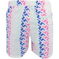 J.Lindeberg Golf Shorts - Banks Miami Swim Trunks - Pink Bridge HS23 -Golf Fashion Shop j lindeberg golf shorts banks miami swim trunks pink bridge hs23 gmpa08521 s190 26