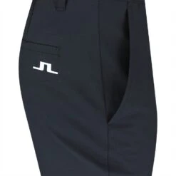 J.Lindeberg Golf Trousers - Cuff Jogger Pant - Black AW23 -Golf Fashion Shop j lindeberg golf trousers cuff jogger pant black ss23 gmpa07909 9999 o