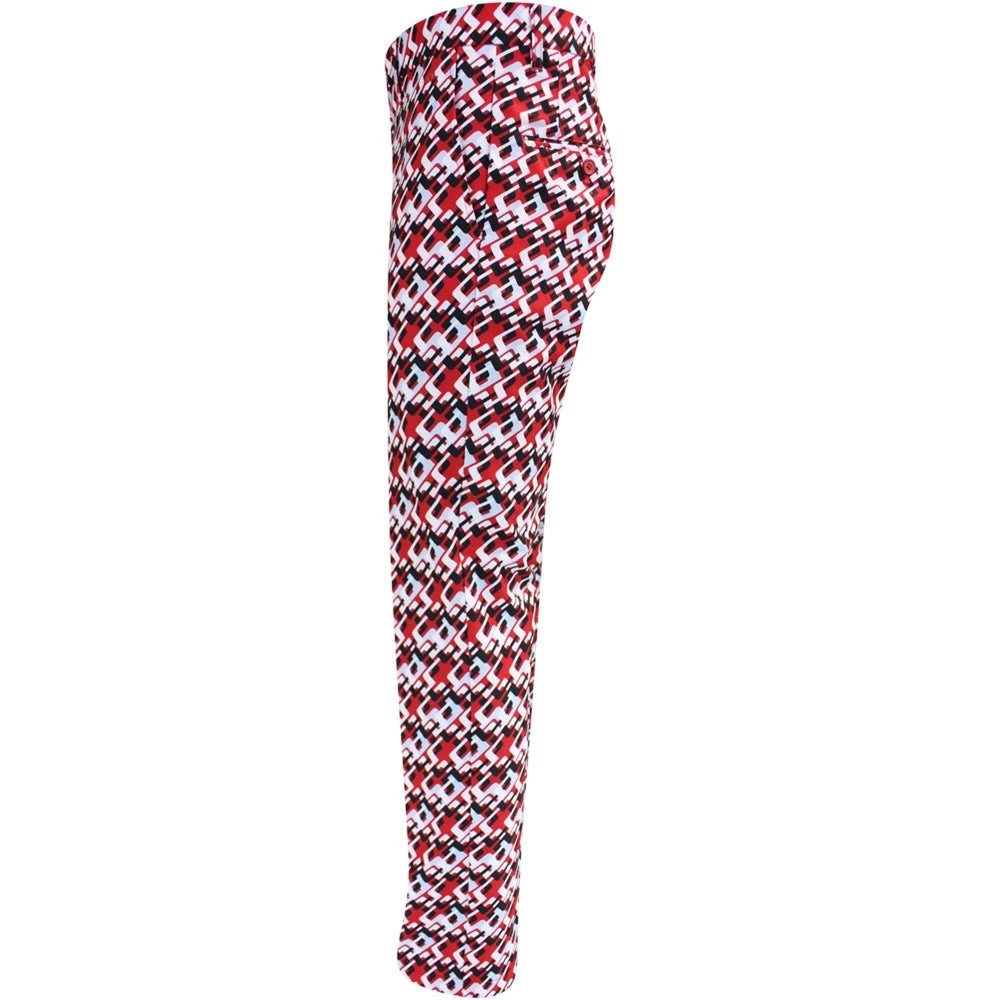 J.Lindeberg Golf Trousers - Ellott Print Pant - MB Cherry AW23 4 J.Lindeberg Golf Trousers - Ellott Print Pant - MB Cherry AW23 - Image 2
