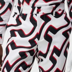 J.Lindeberg Golf Trousers - Ellott Print Pant - Wave Bridge AW23 -Golf Fashion Shop j lindeberg golf trousers ellott print pant wave bridge aw23 gmpa08648 a038 20