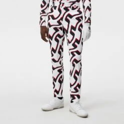 J.Lindeberg Golf Trousers - Ellott Print Pant - Wave Bridge AW23 -Golf Fashion Shop j lindeberg golf trousers ellott print pant wave bridge aw23 gmpa08648 a038 22