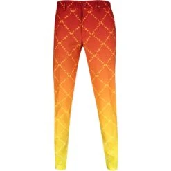 J.Lindeberg Golf Trousers - Fade Print Pant Slim - Sunset SS23