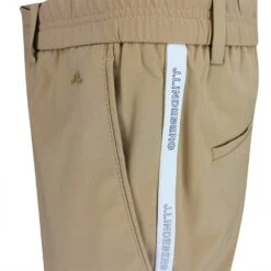 J.Lindeberg Golf Trousers - Stuart Stripe Pant Slim - Tiger Brown SS23 -Golf Fashion Shop j lindeberg golf trousers stuart stripe pant slim tiger brown ss23 gmpa07912 e116 40