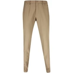 J.Lindeberg Golf Trousers - Stuart Stripe Pant Slim - Tiger Brown SS23