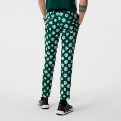 J.Lindeberg Golf Trousers - Tim Pant Slim - Sphere Dot SS23 -Golf Fashion Shop j lindeberg golf trousers tim pant slim sphere dot ss23 gmpa07921 m488 87