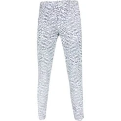 J.Lindeberg Golf Trousers - Tim Pant Slim - White Swirl SS23