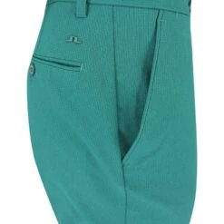 J.Lindeberg Golf Trousers - Vent Pant Slim - Rain Forest SS23 -Golf Fashion Shop j lindeberg golf trousers vent pant rain forest ss23 gmpa07906 m374 m