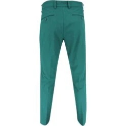 J.Lindeberg Golf Trousers - Vent Pant Slim - Rain Forest SS23 -Golf Fashion Shop j lindeberg golf trousers vent pant rain forest ss23 gmpa07906 m374 r