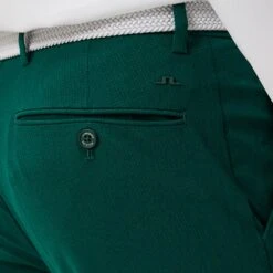 J.Lindeberg Golf Trousers - Vent Pant Slim - Rain Forest SS23 -Golf Fashion Shop j lindeberg golf trousers vent rain forest