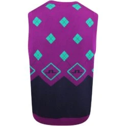 J.Lindeberg Golf Jumper - Argyle Knit Vest - Gloxinia AW22 12 J.Lindeberg Golf Jumper - Argyle Knit Vest - Gloxinia AW22 -Golf Fashion Shop j lindeberg golf vest argyle knit aw22 02r
