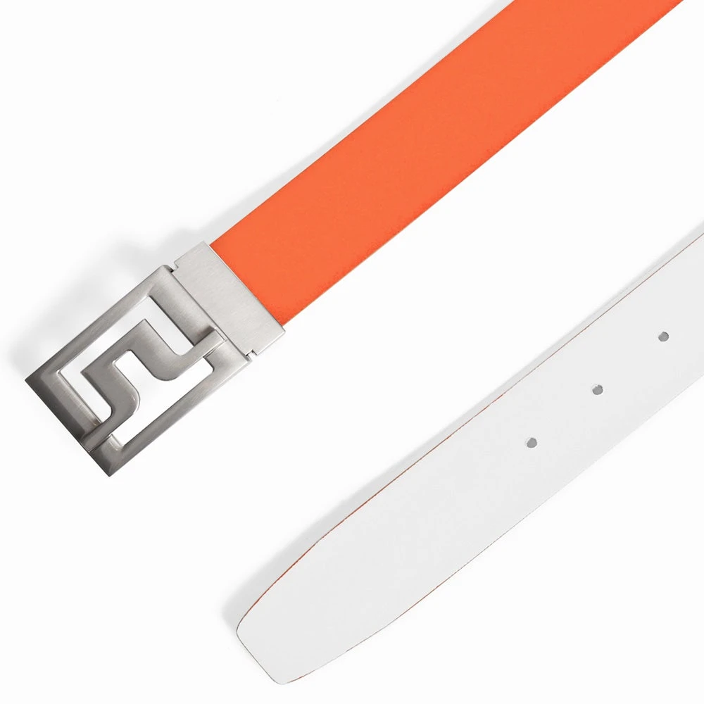 J.Lindeberg Golf Belt - Slater Reversible - Exuberance - White AW23 4 J.Lindeberg Golf Belt - Slater Reversible - Exuberance - White AW23 - Image 2