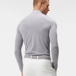 J.Lindeberg Golf Base Layer - Aello SC - Grey Mel. AW23 -Golf Fashion Shop j lindeberg golf base layer aello sc grey mel aw23 2 detail