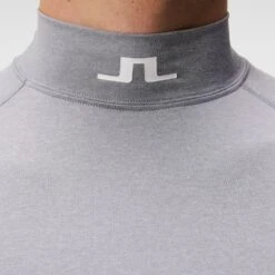 J.Lindeberg Golf Base Layer - Aello SC - Grey Mel. AW23 -Golf Fashion Shop j lindeberg golf base layer aello sc grey mel aw23 3 3 lifestyle