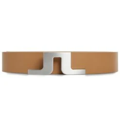J.Lindeberg Golf Belt - Bridger Leather - Chipmunk AW23