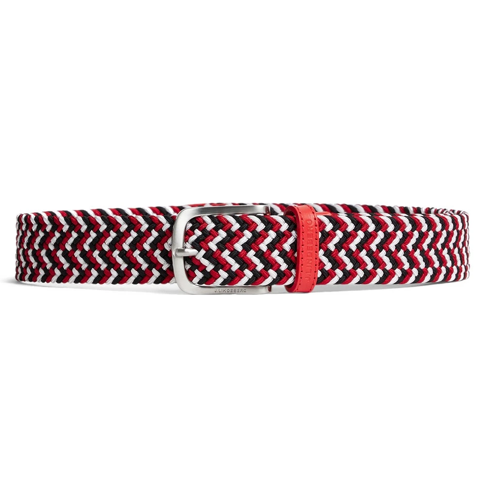 J.Lindeberg Golf Belt - Bubba Elastic - Fiery Red AW23