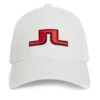 J.Lindeberg Golf Cap - Angus - White AW23 -Golf Fashion Shop j lindeberg golf cap angus white aw23 1 main