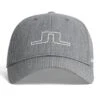 J.Lindeberg Golf Cap - Caden - Grey Mel. AW23 -Golf Fashion Shop j lindeberg golf cap caden grey mel aw23 1 main