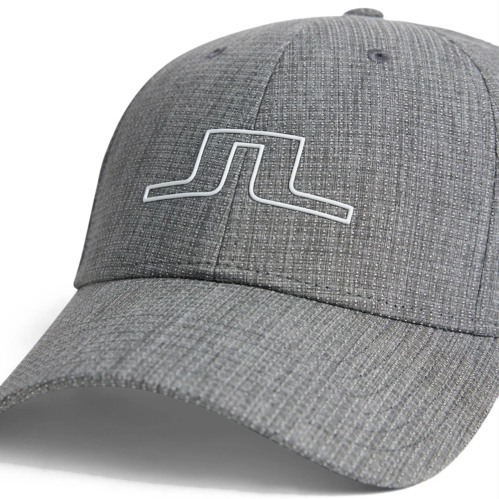 J.Lindeberg Golf Cap - Caden - Grey Mel. AW23 5 J.Lindeberg Golf Cap - Caden - Grey Mel. AW23 - Image 3
