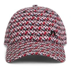 J.Lindeberg Golf Cap - Jim Print - MB Cherry AW23