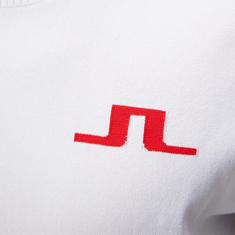 J.Lindeberg Golf Jumper - Gus Knitted Sweater - White AW23 10 J.Lindeberg Golf Jumper - Gus Knitted Sweater - White AW23 - Image 8