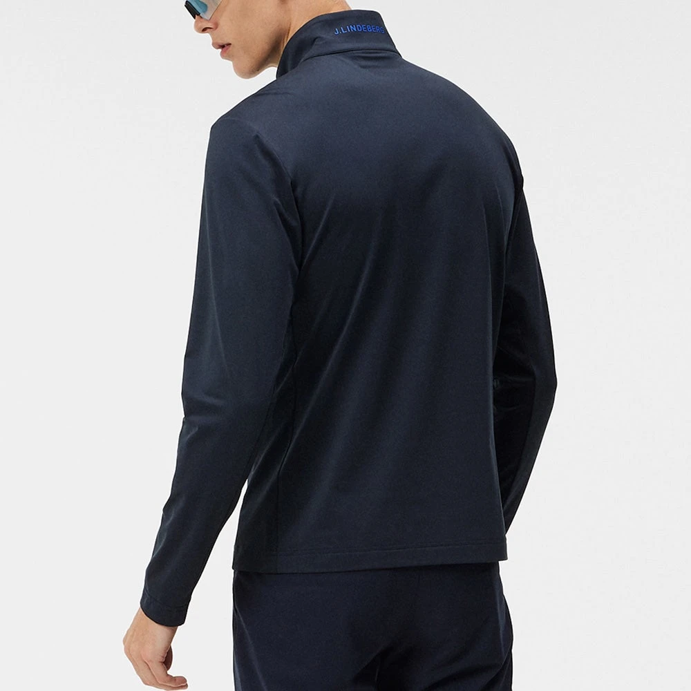 J.Lindeberg Golf Pullover - Luke HZ Mid - JL Navy AW23 - Image 6