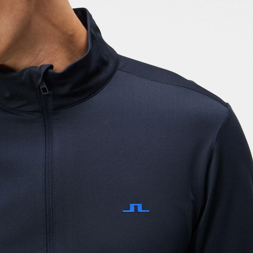 J.Lindeberg Golf Pullover - Luke HZ Mid - JL Navy AW23 - Image 8