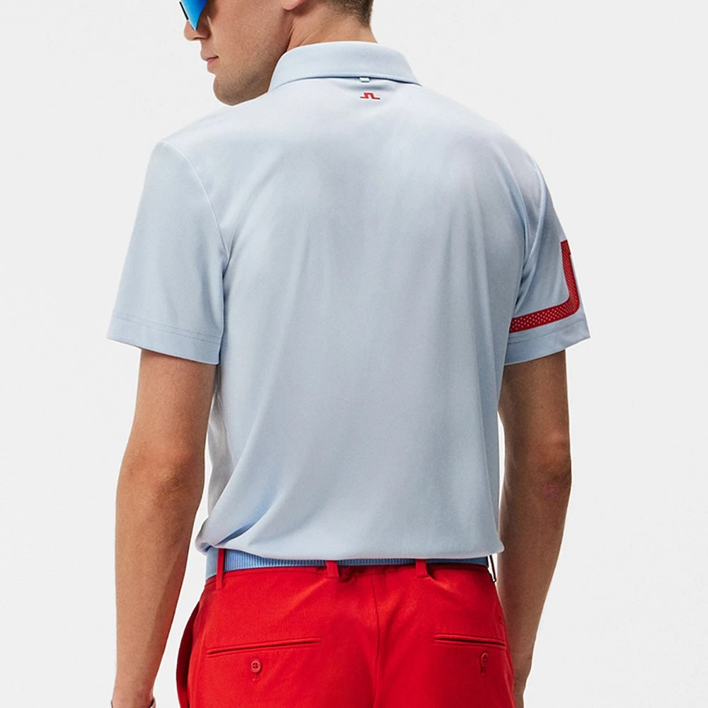 J.Lindeberg Golf Shirt - Heath Regular Fit - Skyway AW23 - Image 6