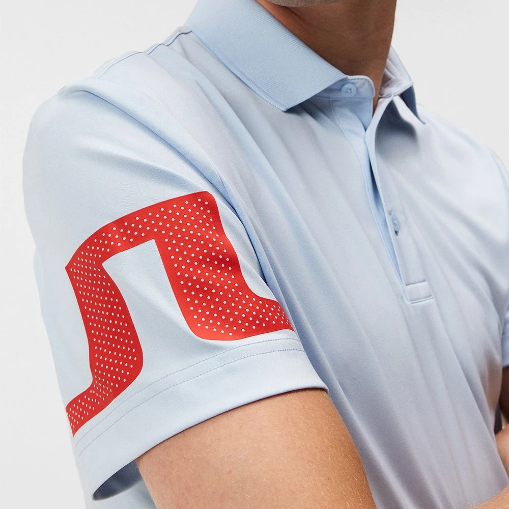 J.Lindeberg Golf Shirt - Heath Regular Fit - Skyway AW23 - Image 7