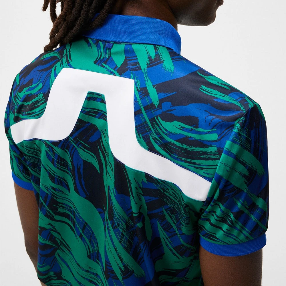 J.Lindeberg Golf Shirt - KV Print Regular Fit - Death Valley AW23 9 J.Lindeberg Golf Shirt - KV Print Regular Fit - Death Valley AW23 - Image 7