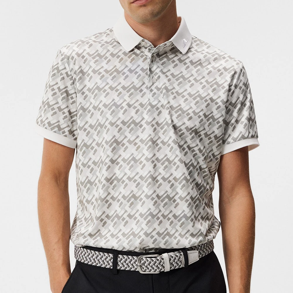 J.Lindeberg Golf Shirt - KV Print Regular Fit - MB Grey AW23 7 J.Lindeberg Golf Shirt - KV Print Regular Fit - MB Grey AW23 - Image 5