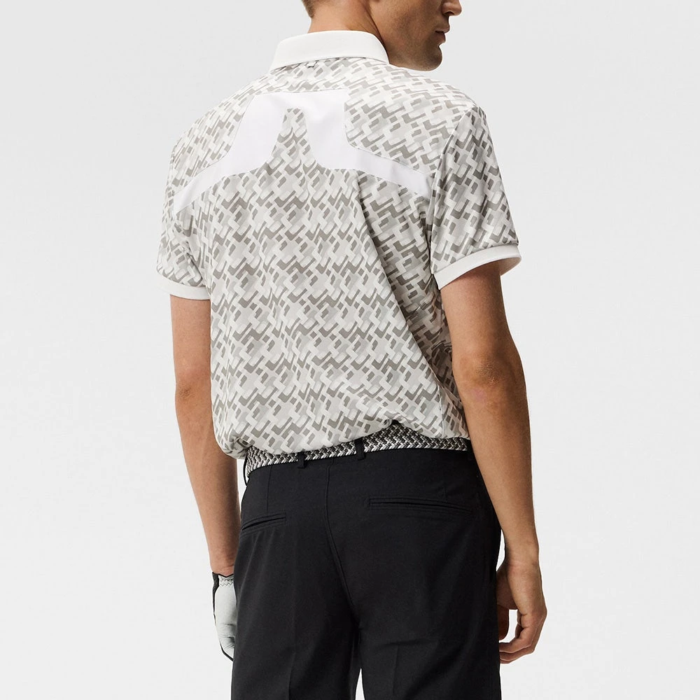 J.Lindeberg Golf Shirt - KV Print Regular Fit - MB Grey AW23 8 J.Lindeberg Golf Shirt - KV Print Regular Fit - MB Grey AW23 - Image 6