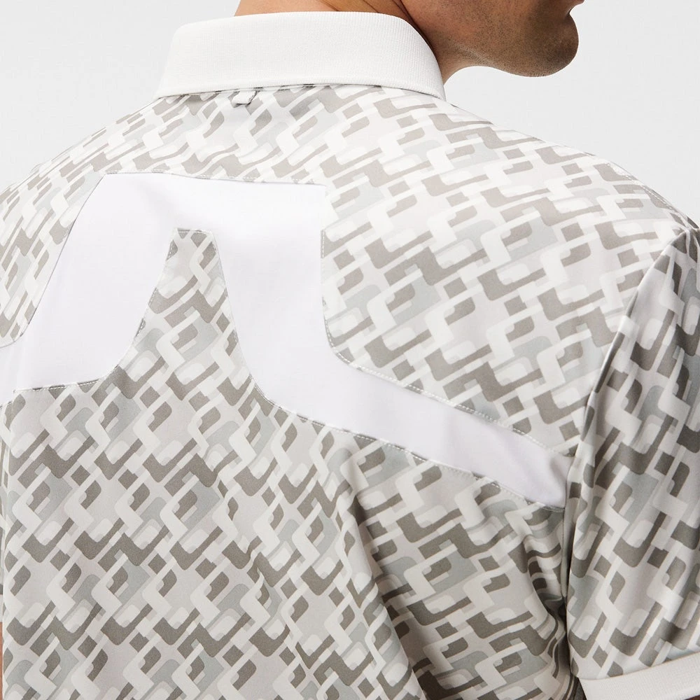 J.Lindeberg Golf Shirt - KV Print Regular Fit - MB Grey AW23 9 J.Lindeberg Golf Shirt - KV Print Regular Fit - MB Grey AW23 - Image 7