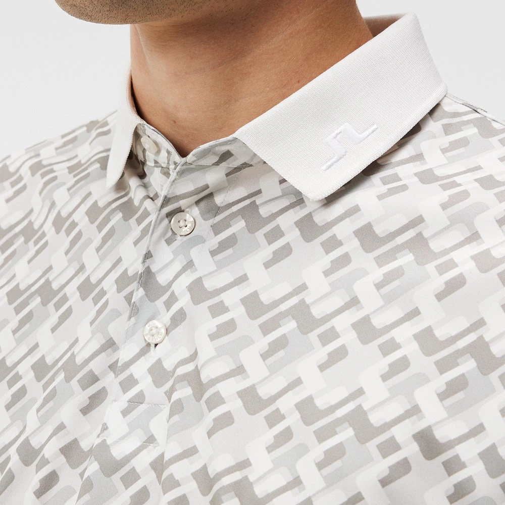 J.Lindeberg Golf Shirt - KV Print Regular Fit - MB Grey AW23 10 J.Lindeberg Golf Shirt - KV Print Regular Fit - MB Grey AW23 - Image 8