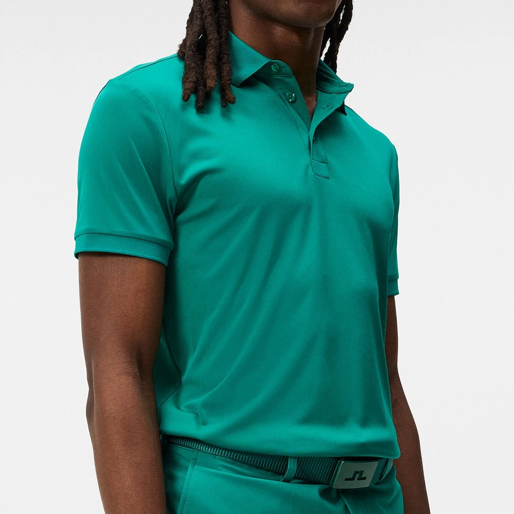 J.Lindeberg Golf Shirt - KV Regular Fit - Proud Peacock AW23 - Image 5