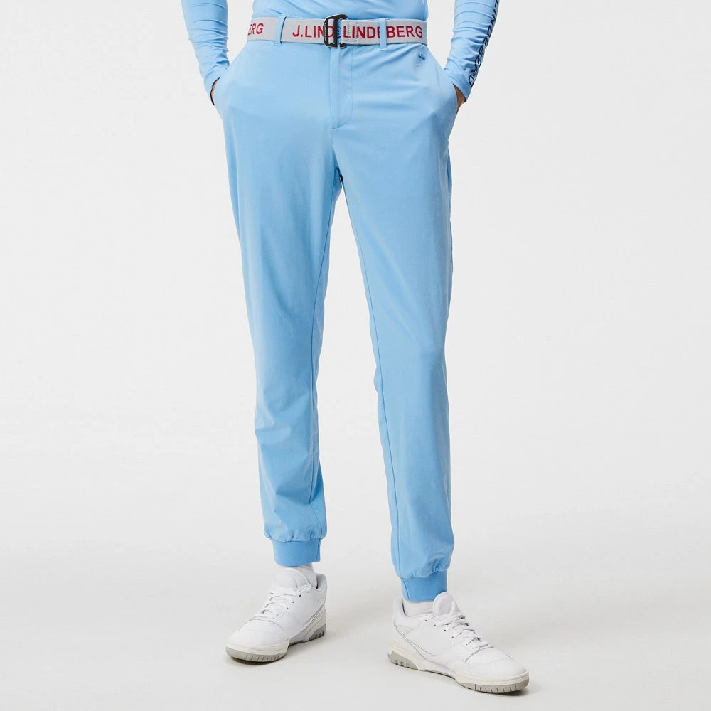 J.Lindeberg Golf Trousers - Cuff Jogger Pant - Little Boy Blue AW23 - Image 5