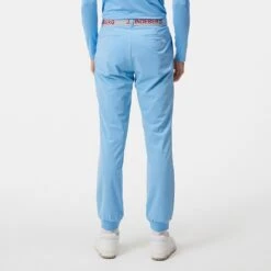 J.Lindeberg Golf Trousers - Cuff Jogger Pant - Little Boy Blue AW23 -Golf Fashion Shop j lindeberg golf trousers cuff jogger pant little boy blue aw23 3 detail