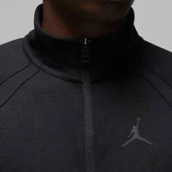 Nike Jordan Golf Pullover - Dri-Fit Player HZ - Black FA23 -Golf Fashion Shop jordan golf pullover dri fit player hz black fa23 fb7562 010 17