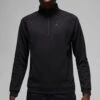 Nike Jordan Golf Pullover - Dri-Fit Player HZ - Black FA23 -Golf Fashion Shop jordan golf pullover dri fit player hz black fa23 fb7562 010 19