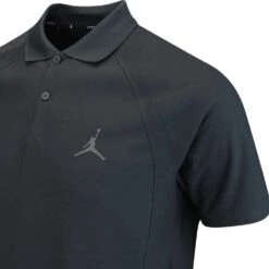 Nike Jordan Golf Shirt - DF ADV Jacquard Polo - Black FA23 -Golf Fashion Shop jordan golf shirt df adv jacquard polo black fa23 dz0548 010 29