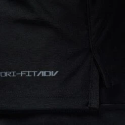 Nike Jordan Golf Shirt - DF ADV Jacquard Polo - Black FA23 -Golf Fashion Shop jordan golf shirt df adv jacquard polo black fa23 dz0548 010 4