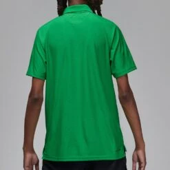 Jordan Golf Shirt - DF ADV Jacquard Polo - Lucky Green SU23 -Golf Fashion Shop jordan golf shirt df adv jacquard polo lucky green su23 dz0548 310 35