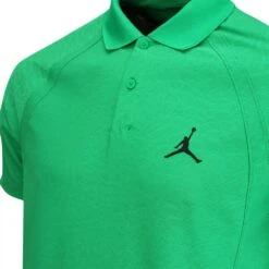 Jordan Golf Shirt - DF ADV Jacquard Polo - Lucky Green SU23 -Golf Fashion Shop jordan golf shirt df adv jacquard polo lucky green su23 dz0548 310 45