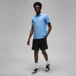 Nike Jordan Golf Shirt - DF ADV Jacquard Polo - Royal Tint FA23 -Golf Fashion Shop jordan golf shirt df adv jacquard polo royal tint fa23 dz0548 425 56