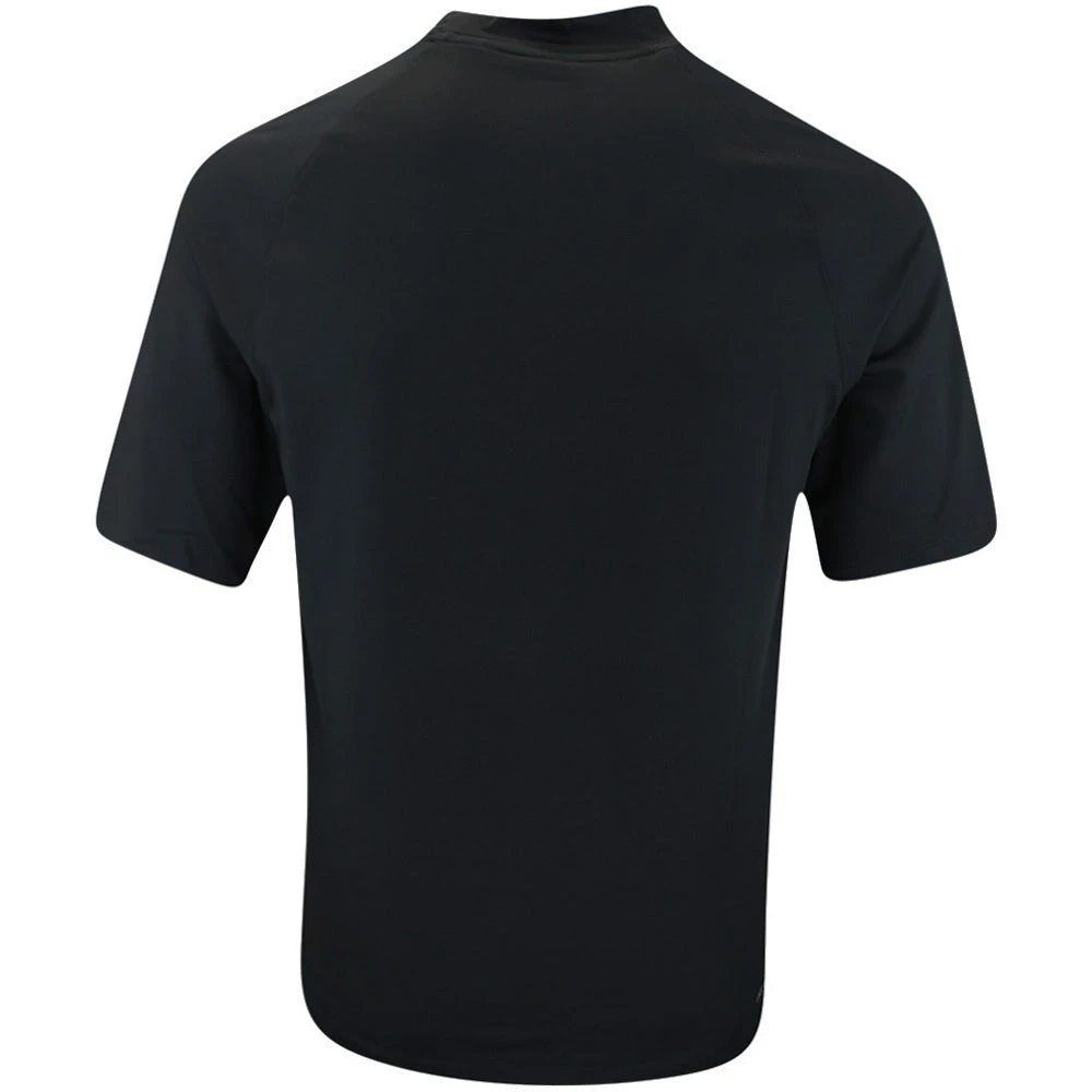 Jordan Golf Shirt - DF Mock Neck Polo - Black SU23 5 Jordan Golf Shirt - DF Mock Neck Polo - Black SU23 - Image 3