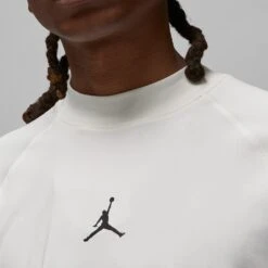 Jordan Golf Shirt - DF Mock Neck Polo - Sail SU23 -Golf Fashion Shop jordan golf shirt df mock neck polo sail su23 fd1399 133 67