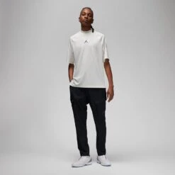 Jordan Golf Shirt - DF Mock Neck Polo - Sail SU23 -Golf Fashion Shop jordan golf shirt df mock neck polo sail su23 fd1399 133 68