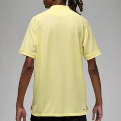 Jordan Golf Shirt - DF Sport Pique Polo - Lemon Chiffon SU23 -Golf Fashion Shop jordan golf shirt df sport polo lemon chiffon su23 dz0540 706 21
