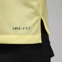 Jordan Golf Shirt - DF Sport Pique Polo - Lemon Chiffon SU23 -Golf Fashion Shop jordan golf shirt df sport polo lemon chiffon su23 dz0540 706 25