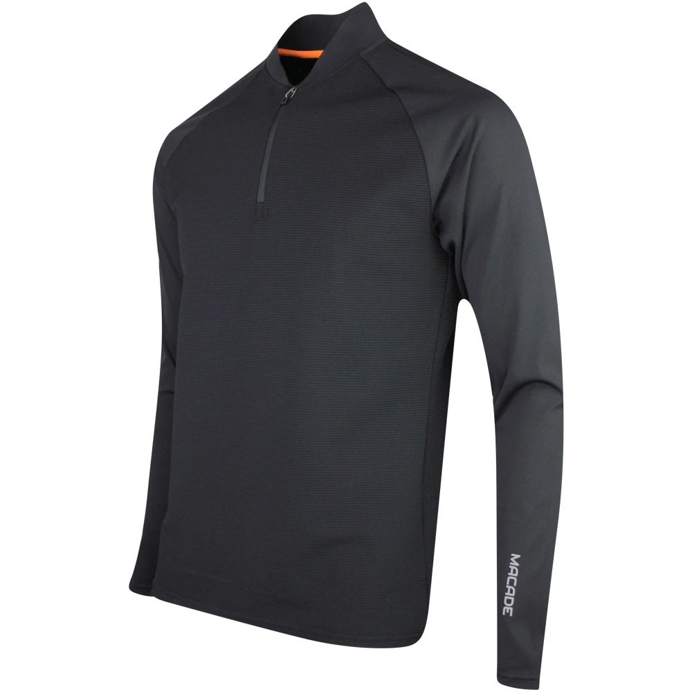 Macade Golf Pullover - Tech Quarter Zip - Black SS23 4 Macade Golf Pullover - Tech Quarter Zip - Black SS23 - Image 2