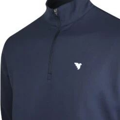 Macade Golf Pullover - Therma Quarter Zip - Navy SS23 -Golf Fashion Shop macade golf pullover therma quarter zip navy ss23 sw20230219 31